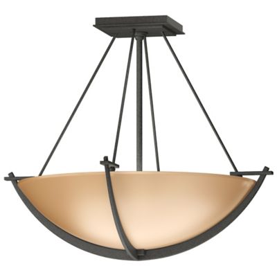 Hubbardton Forge Compass Bowl Semi-Flushmount Light - Color: Polished - Siz