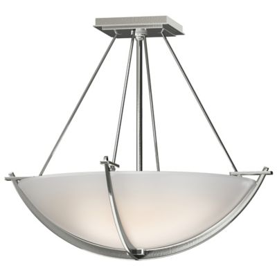 Hubbardton Forge Compass Bowl Semi-Flushmount Light - Color: Polished - Siz