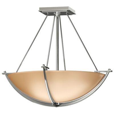 Hubbardton Forge Compass Bowl Semi-Flushmount Light - Color: Polished - Siz