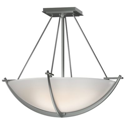 Hubbardton Forge Compass Bowl Semi-Flushmount Light - Color: Polished - Siz