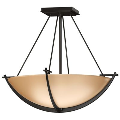 Hubbardton Forge Compass Bowl Semi-Flushmount Light - Color: Oil Rubbed - S