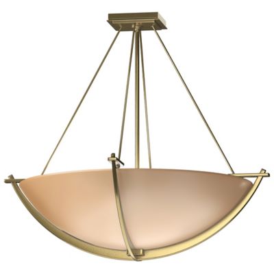 Hubbardton Forge Compass Bowl Semi-Flushmount Light - Color: Polished - Siz