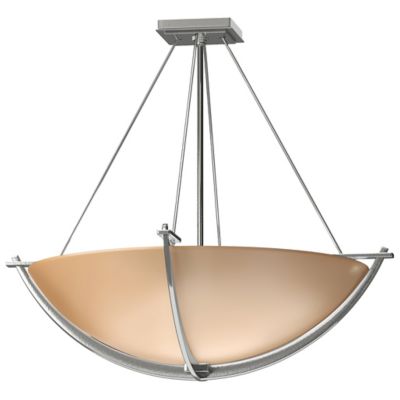 Hubbardton Forge Compass Bowl Semi-Flushmount Light - Color: Polished - Siz