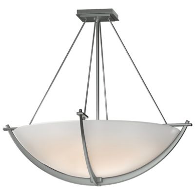 Hubbardton Forge Compass Bowl Semi-Flushmount Light - Color: Polished - Siz