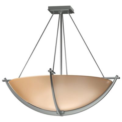 Hubbardton Forge Compass Bowl Semi-Flushmount Light - Color: Polished - Siz