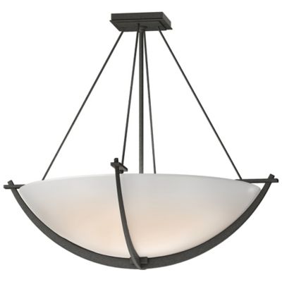 Hubbardton Forge Compass Bowl Semi-Flushmount Light - Color: Polished - Siz