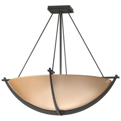 Hubbardton Forge Compass Bowl Semi-Flushmount Light - Color: Polished - Siz