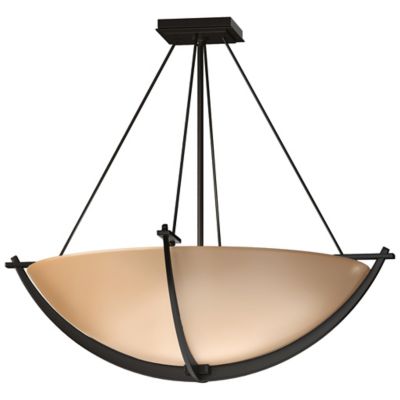 Hubbardton Forge Compass Bowl Semi-Flushmount Light - Color: Oil Rubbed - S