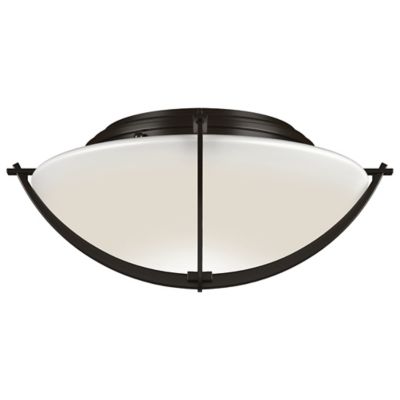 Hubbardton Forge Compass Semi-Flushmount Light - Color: Oil Rubbed - Size: 