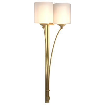 Hubbardton Forge Formae Contemporary Wall Sconce - Color: Polished - Size: