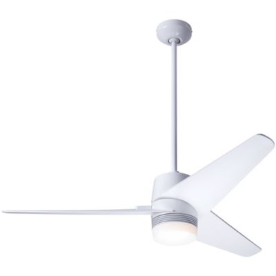 Modern Fan Company Velo Ceiling Fan - Color: White - Blade Color: White - V