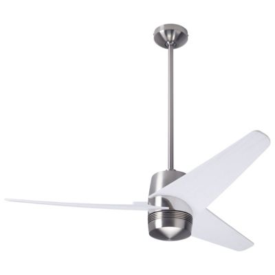 Modern Fan Company Velo Ceiling Fan - Color: Metallics - Blade Color: White