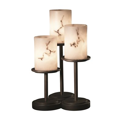 Justice Design Group LumenAria Dakota Table Lamp - Color: Bronze - Size: 3 