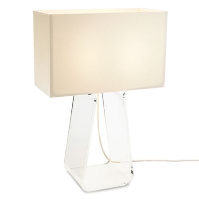 Pablo Lighting Tube Top Table Lamp - Color: White - Size: Medium - TT 21 WH