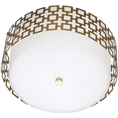 Jonathan Adler Parker Flushmount Light - Color: Polished - Size: 3 light - 