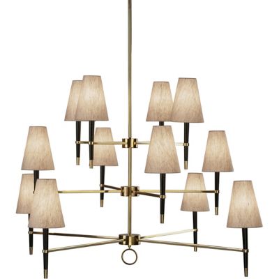 Jonathan Adler Ventana 3-Tier Chandelier - Color: Brass - 34230