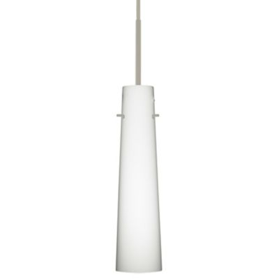 Besa Lighting Camino Mini Pendant Light - Color: White - 1BT-567407-SN