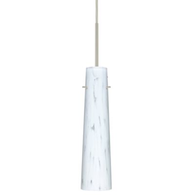 Besa Lighting Camino Mini Pendant Light - Color: Grey - 1BT-567419-SN