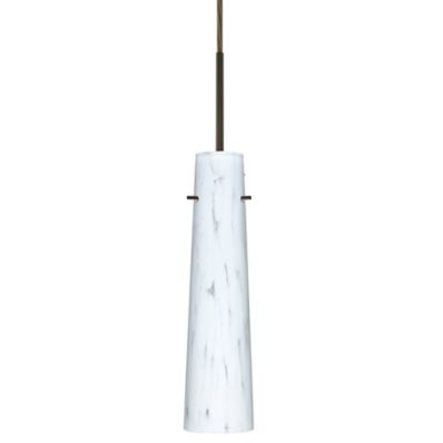 Besa Lighting Camino Mini Pendant Light - Color: Grey - 1BT-567419-BR