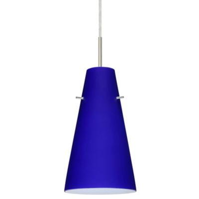 Besa Lighting Cierro Pendant Light - Color: Blue - 1JT-4124CM-SN