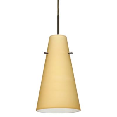 Besa Lighting Cierro Pendant Light - Color: Beige - 1JT-4124VM-BR