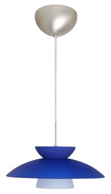 Besa Lighting Trilo 15 Pendant Light - Color: Blue - 1JT-451323-SN