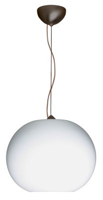 Besa Lighting Jordo Pendant Light - Color: White - 1KX-477507-BR