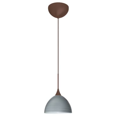 Besa Lighting Brella Mini Pendant Light - Color: Grey - Size: 1 light - 1XT