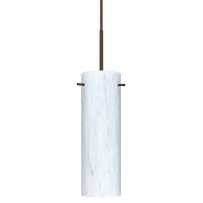 Besa Lighting Copa Mini Pendant Light - Color: Grey - 1BT-493019-BR