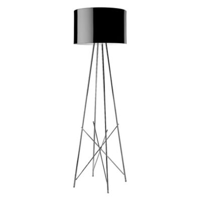 FLOS Lighting Ray Floor Lamp - Color: Black - Size: Small - FU591630