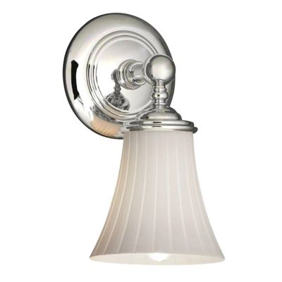 Justice Design Group Fusion Tradition Wall Sconce - Color: Silver - FSN-852