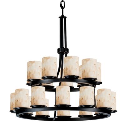 Alabaster Rocks! Dakota 2-Tier Chandelier
