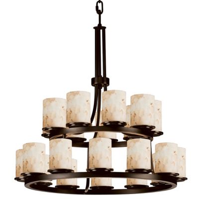 R127764 Justice Design Group Alabaster Rocks Dakota 2-Tier sku R127764