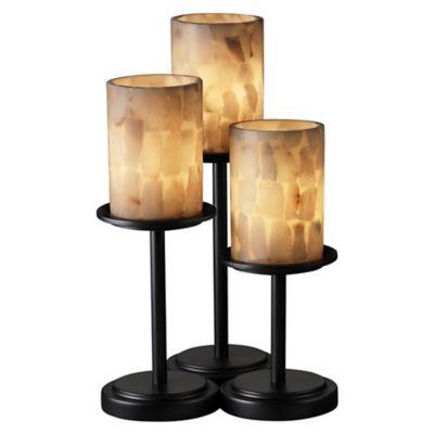 Justice Design Group Alabaster Rocks Dakota Table Lamp - Color: Bronze - AL