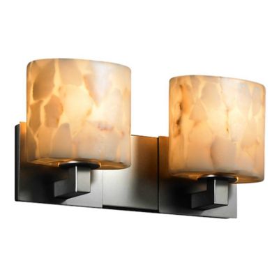 Justice Design Group Alabaster Rocks Modular Vanity Light - Color: Cream - 