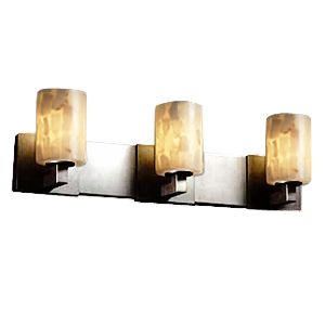 Justice Design Group Alabaster Rocks Modular Vanity Light - Color: Cream - 