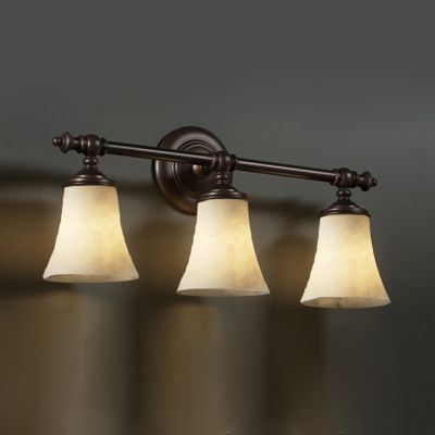 Justice Design Group Clouds Tradition Vanity Light - Color: Beige - Size: 3