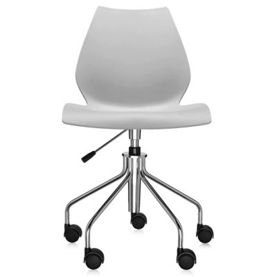 Kartell Maui Swivel Chair Height-Adjustable - Color: Grey - 2878/5M