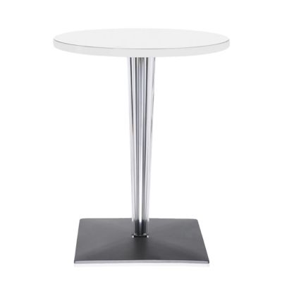 Kartell TopTop Cafe Table OutdoorTopTop Cafe Table Outdoor - Color: White - Size: 24" - 4210/03