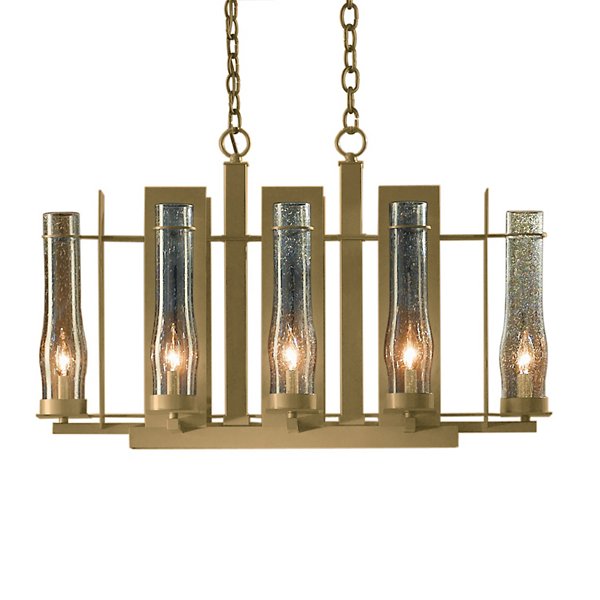 Hubbardton Forge New Town 8-Light Linear Chandelier