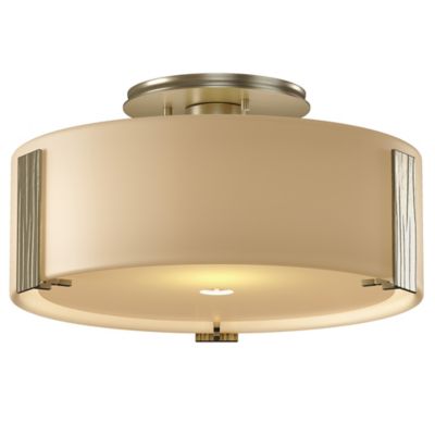 Hubbardton Forge Impressions Semi-Flushmount Light - Color: Beige - Size: M