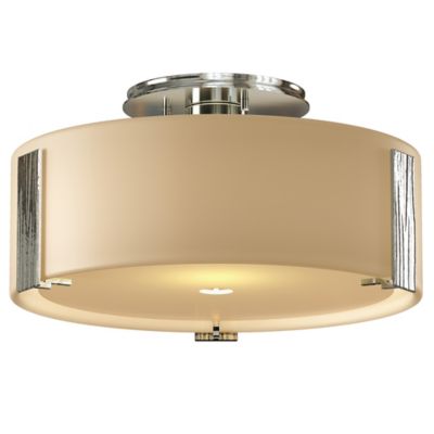 Hubbardton Forge Impressions Semi-Flushmount Light - Color: Beige - Size: M