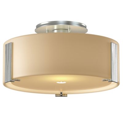 Hubbardton Forge Impressions Semi-Flushmount Light - Color: Beige - Size: M