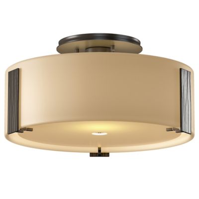 Hubbardton Forge Impressions Semi-Flushmount Light - Color: Beige - Size: M