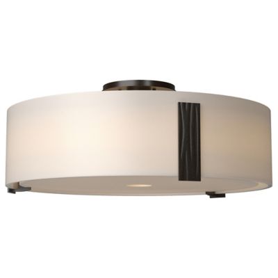 Hubbardton Forge Impressions Semi-Flushmount Light - Color: Beige - Size: L