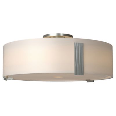 Hubbardton Forge Impressions Semi-Flushmount Light - Color: Beige - Size: L