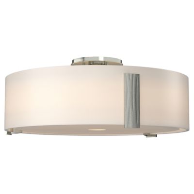 Hubbardton Forge Impressions Semi-Flushmount Light - Color: Beige - Size: L