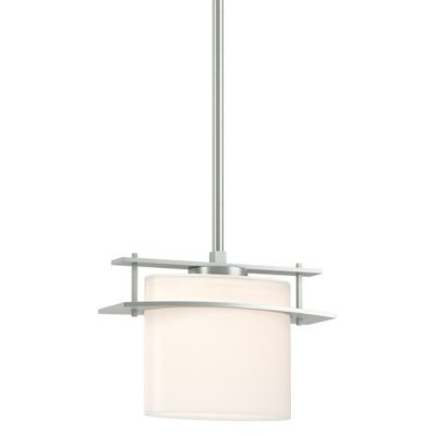 Hubbardton Forge Ellipse Adjustable Pendant Light - Color: White - Size: 1 