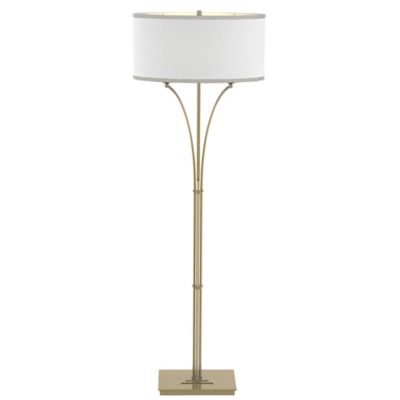 Hubbardton Forge Formae Contemporary Floor Lamp - Color: Polished - Size: 2