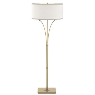 Hubbardton Forge Formae Contemporary Floor Lamp - Color: Polished - Size: 2